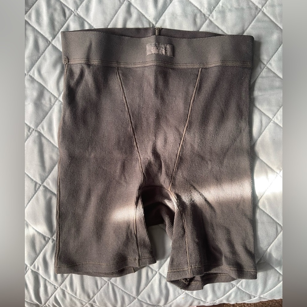 SKIMS Cotton Rib Boxer Deep Sea